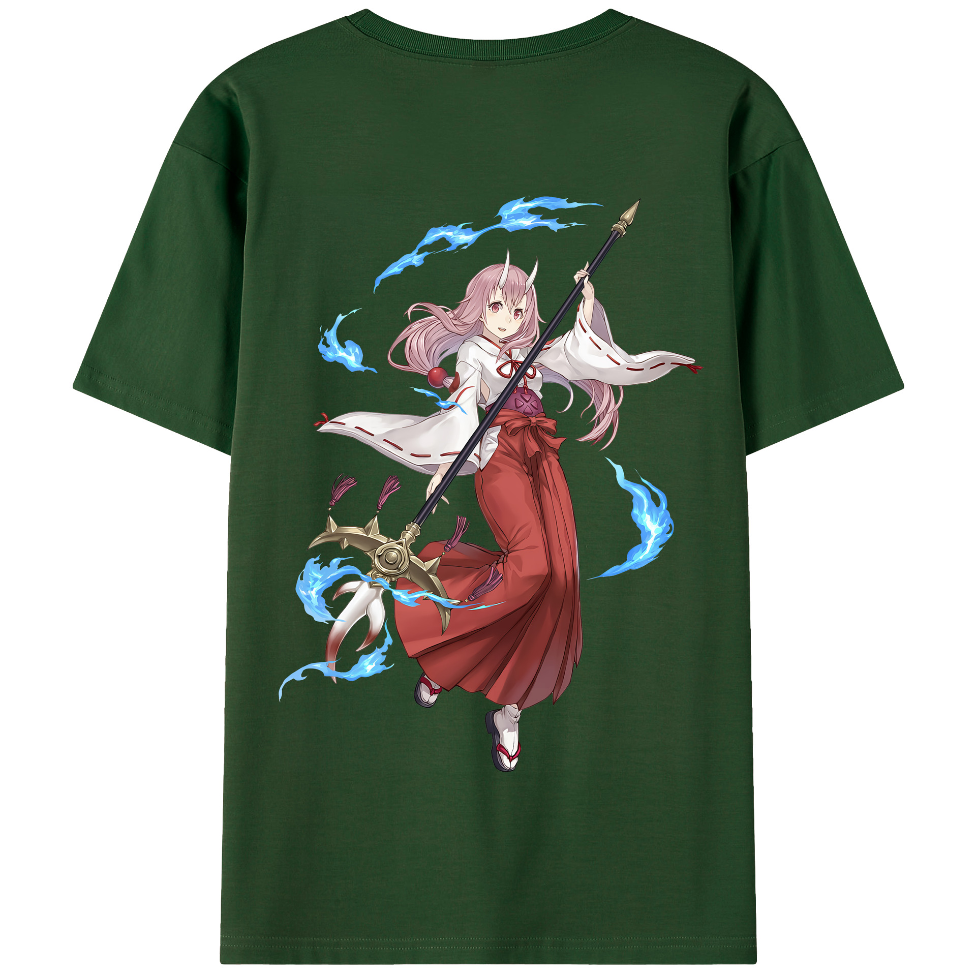 （画像用） 転スラ Regarding Reincarnated to Slime 綿100％半袖Tシャツ（背面プリント）
